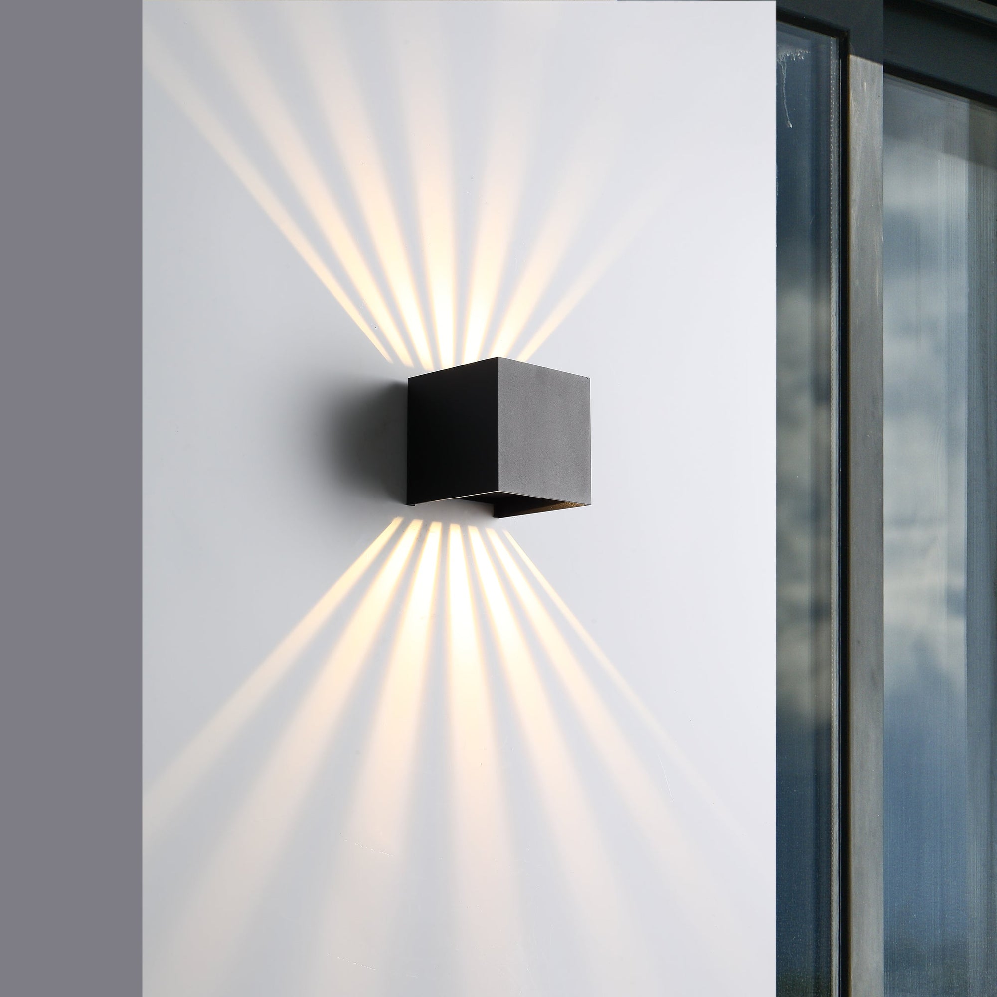 Sunset IP54 6W Utendørs Vegglampe