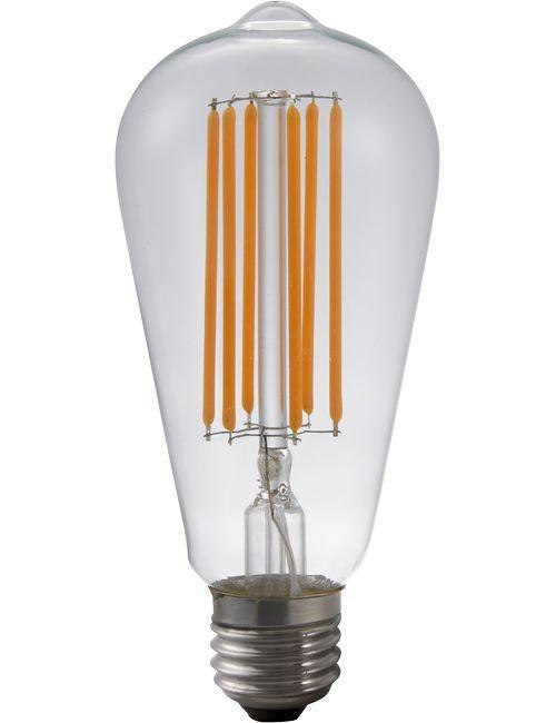 LED E27 Klar Rustika ST64 400lm (E27)-Lampconcept.se
