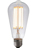 LED E27 Rustika ST64 470lm 6.5W Dimbar Klar