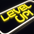 Level Up Neonskilt