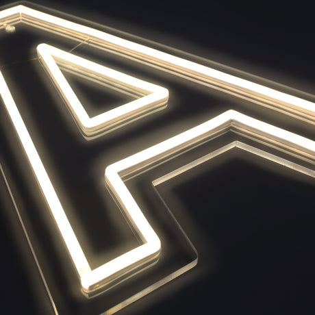 Bokstav A Neon Vegglampe
