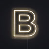 Bokstav B Neon Vegglampe