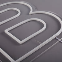 Bokstav B Neon Vegglampe