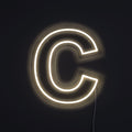 Bokstav C Neonskilt