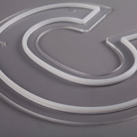 Bokstav C Neon Vegglampe