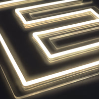 Bokstav E Neon Vegglampe