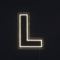 Bokstav L Neonskilt