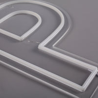 Bokstav P Neon Vegglampe