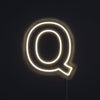 Bokstav Q Neon Vegglampe