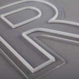 Bokstav R Neon Vegglampe