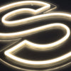 Bokstav S Neon Vegglampe