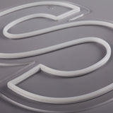 Bokstav S Neon Vegglampe