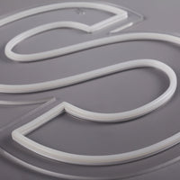 Bokstav S Neon Vegglampe