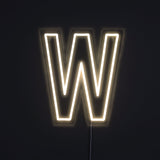 Bokstav W Neon Vegglampe