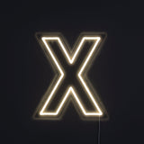 Bokstav X Neon Vegglampe