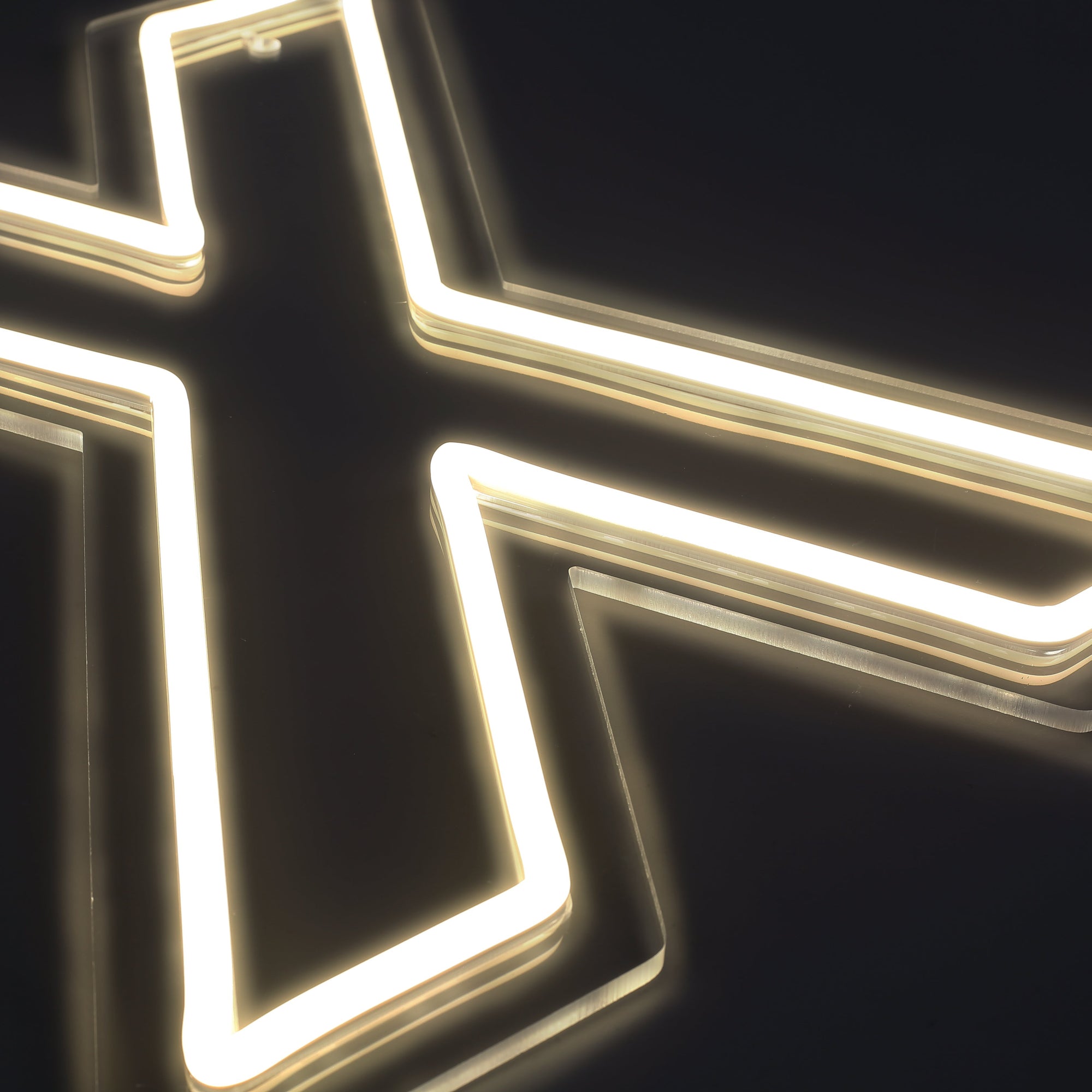 Bokstav X Neon Vegglampe