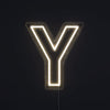 Bokstav Y Neon Vegglampe