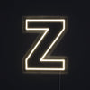 Bokstav Z Neon Vegglampe