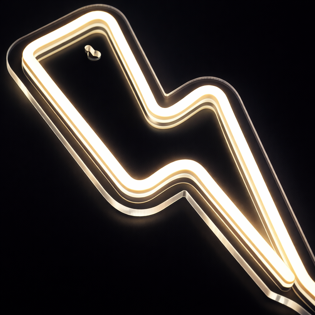 Thunder Neon Vegglampe