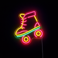 Roller Skates Neonskilt Grønn