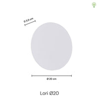 Lori Vegglampe Ø20 Metall