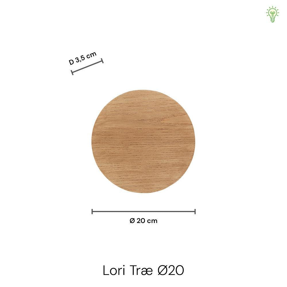 Lori Vegglampe Ø20 Tre