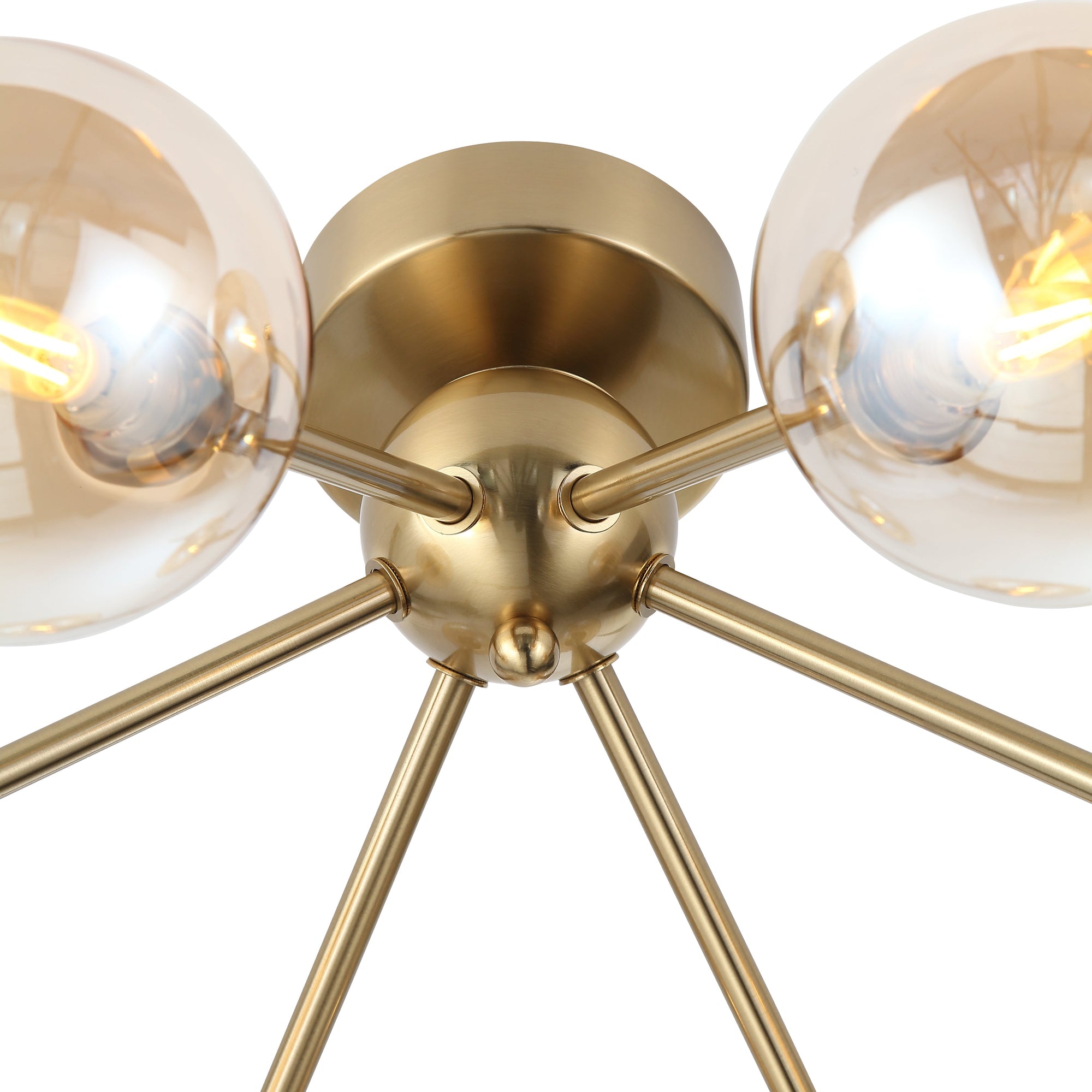 Lugano Taklampe Ø51 Amber