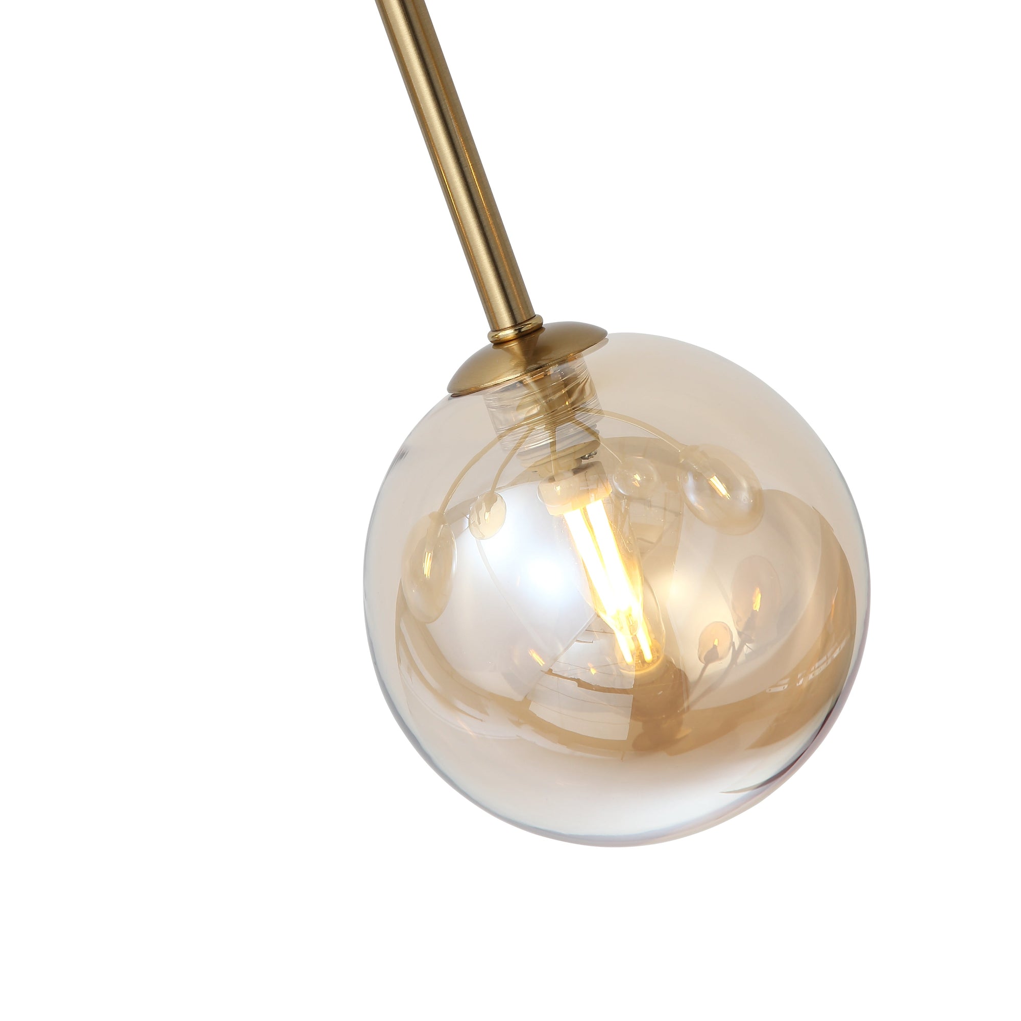 Lugano Taklampe Ø51 Amber