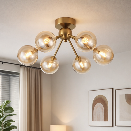 Lugano Loftlampe Ø51 Amber-Nordic Seasons-OutletLamper.dk