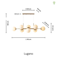 Lugano Langbordependel