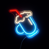 Milkshake Neon Vegglampe