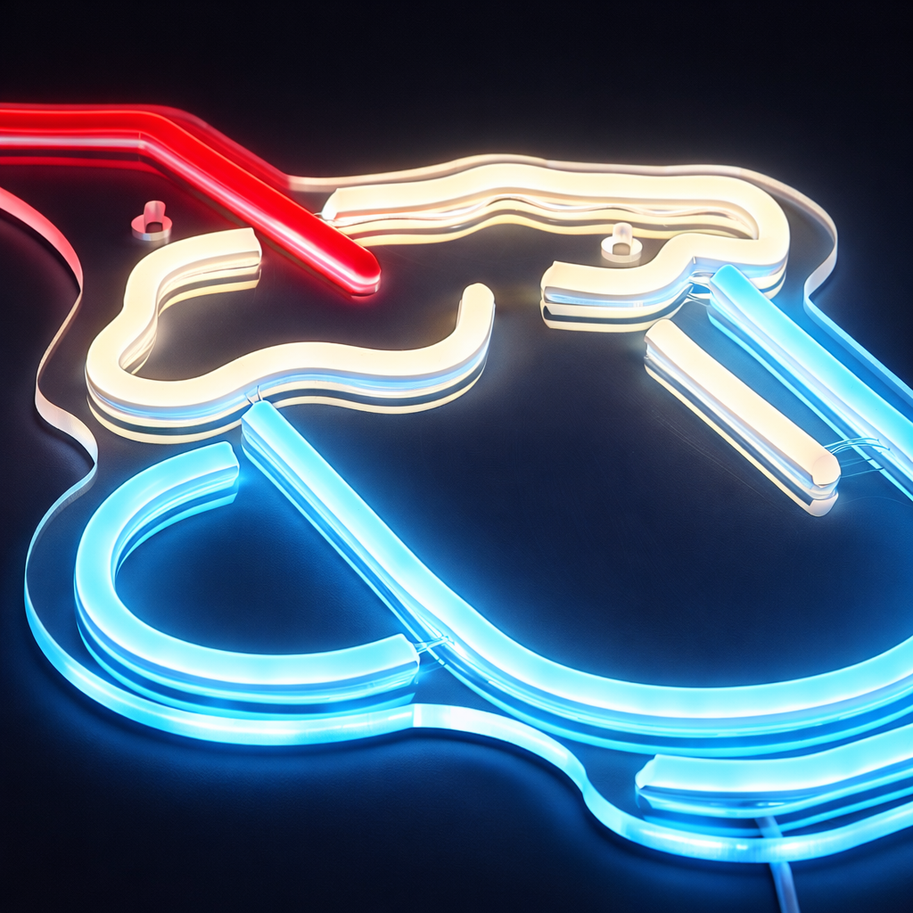 Milkshake Neon Vegglampe