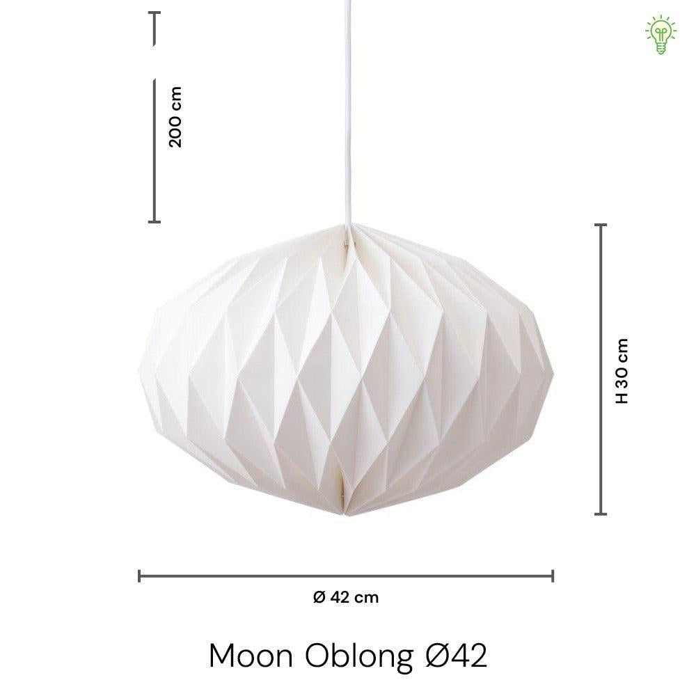 Moon Oblong Ø42 Pendel Akryl