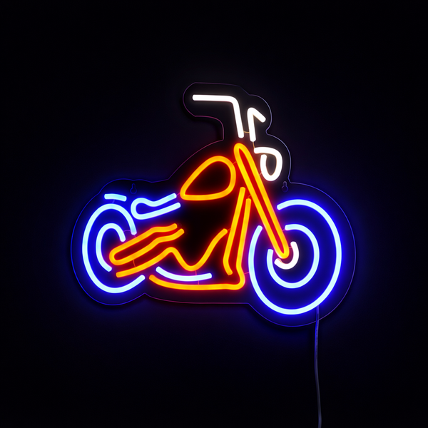 Motorsykkel Neon Vegglampe