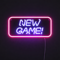 New Game Neonskilt
