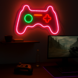 Joystick Neon Vegglampe Rosa