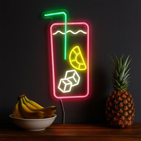 Iced Tea Neon Vegglampe