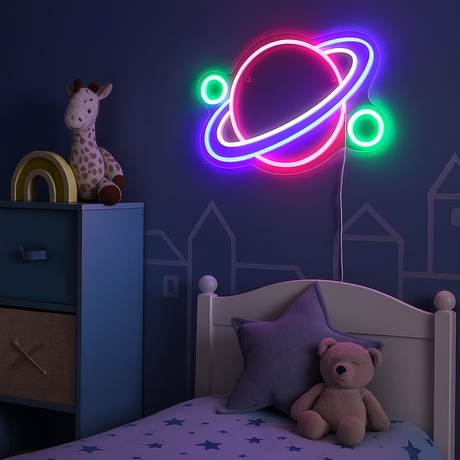 Planet Neon Vegglampe