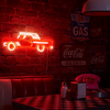 Vintage Car Neon Vegglampe