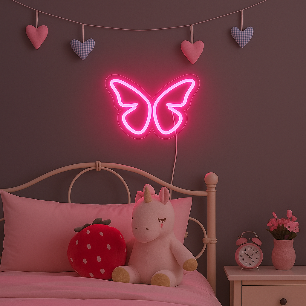 Butterfly Neonskilt