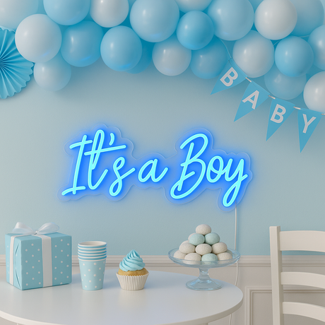 Its a Boy Neon Vegglampe