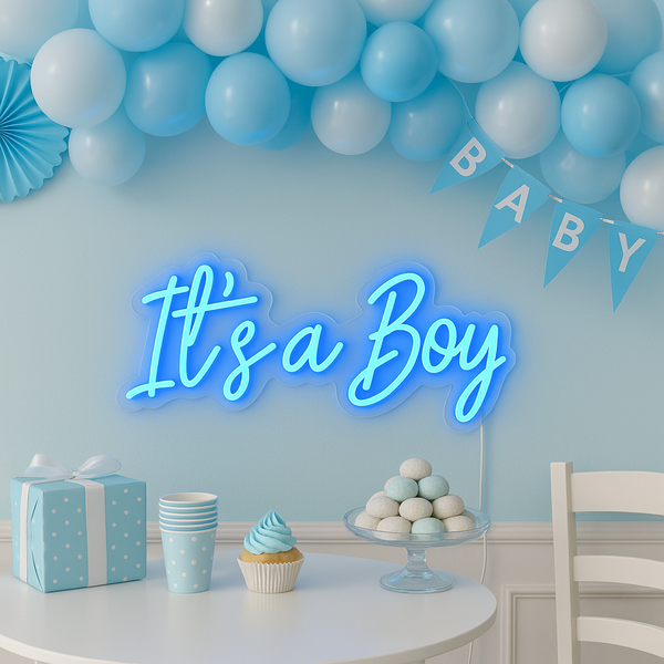 Its a Boy Neon Vegglampe