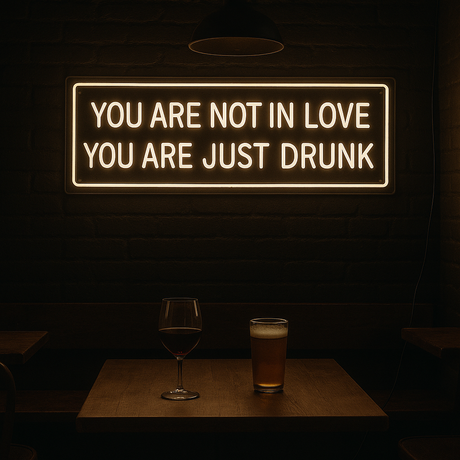 Youre Not In Love Neon Vegglampe