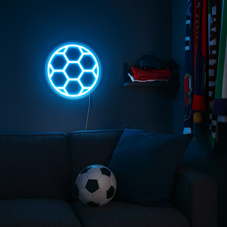 Football Neon Vegglampe