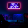 New Game Neon Vegglampe