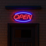 Open Neon Vegglampe