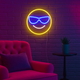 Emoji Cool Neonskilt