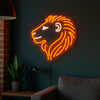 Løve Neon Vegglampe