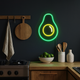 Avokado Neonskilt
