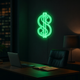 Dollartegn Neonskilt